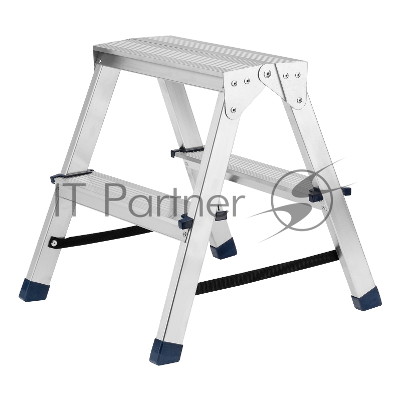 Стремянка СИБРТЕХ 97922 двусторонняя 2ст., алюминиевая