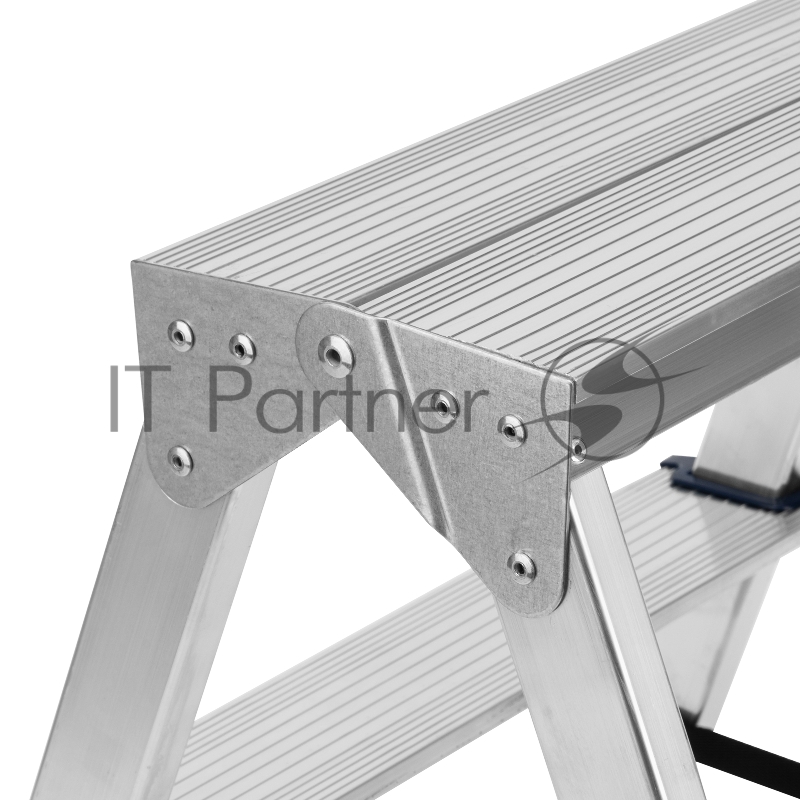 Стремянка СИБРТЕХ 97922 двусторонняя 2ст., алюминиевая