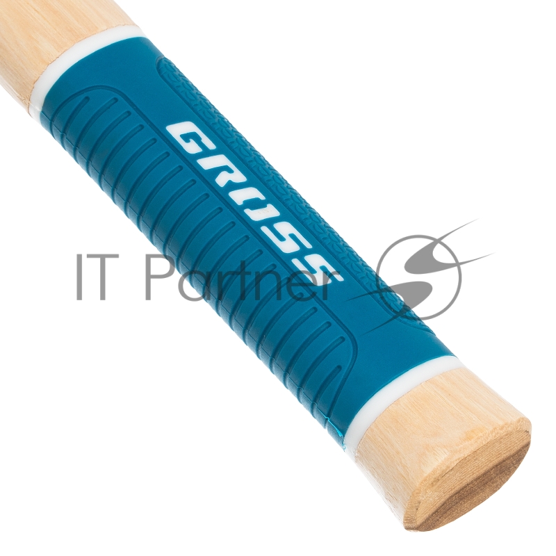 Молоток-гвоздодер GROSS American hickory 450г, угол 75, магнит, обрезиненная рукоятка 10418