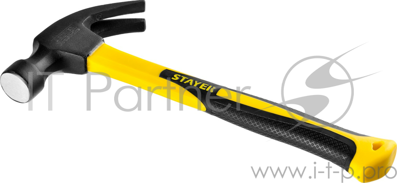 Молоток-гвоздодер с фибергласовой рукояткой STAYER Fiberglass 680 г 2026_z01