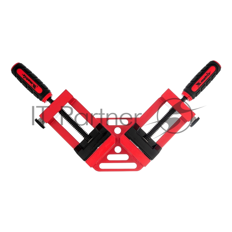 Быстрозажимная угловая струбцина MATRIX 65/65 мм, обрезиненные рукоятки 20322