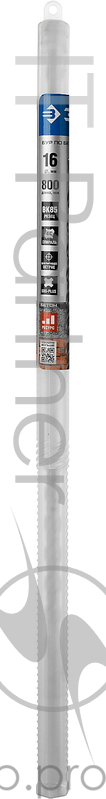 Бур ПРОФЕССИОНАЛ по бетону Зубр хвостовик SDS-Plus, самоцентрирующий наконечник, спиральS4, 16х800мм 29314-800-16_z01