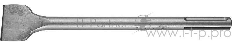Зубило ЭКСПЕРТ плоское изогнутое Зубр для перфораторов SDS-Мах, 50x300мм 29383-50-300