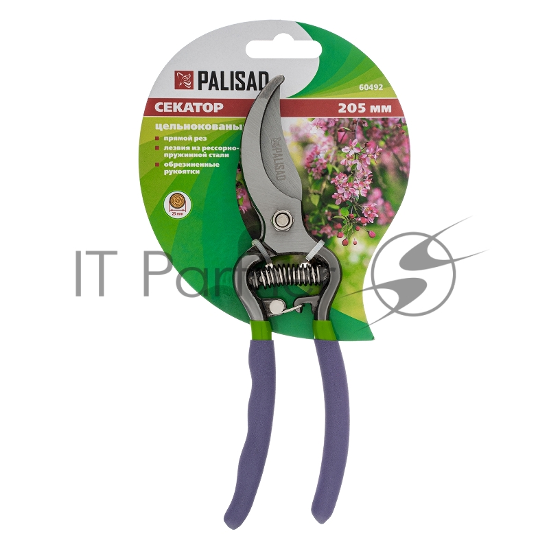 Секатор PALISAD 60492 прямого реза цельнометаллический