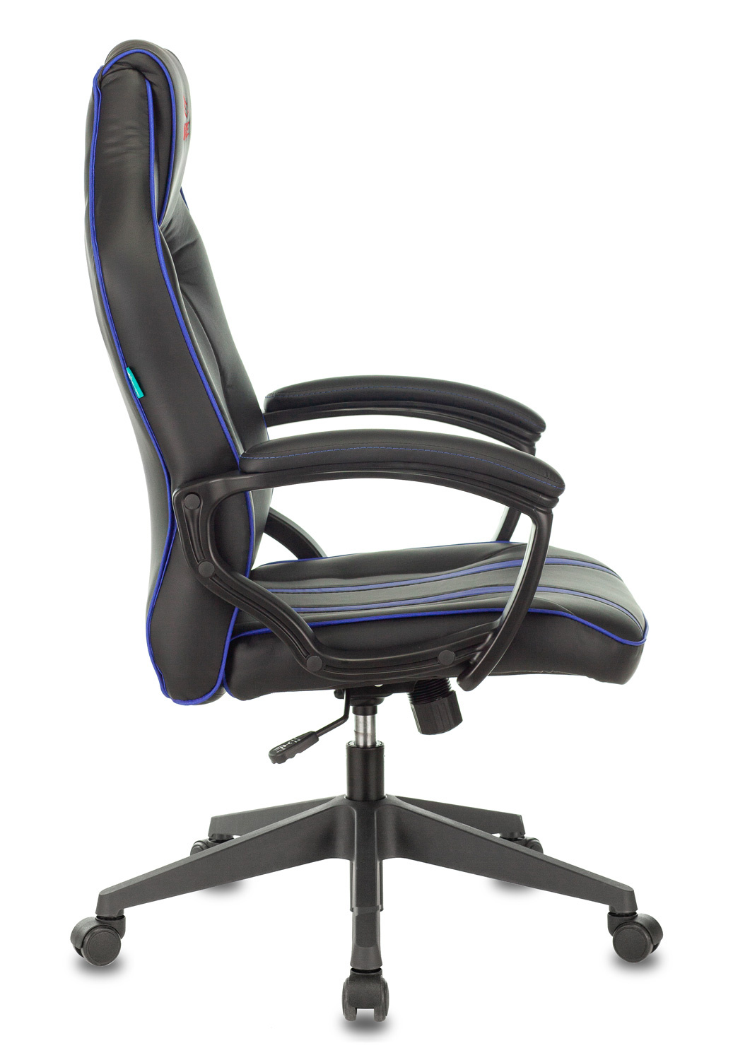 Кресло игровое Бюрократ VIKING ZOMBIE A3 BL черный/синий искусственная кожа