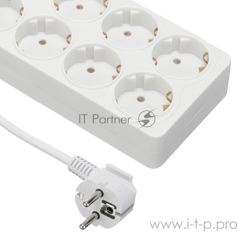 Сетевой фильтр Buro 800SH-5-W 5м (8 розеток) белый (коробка)