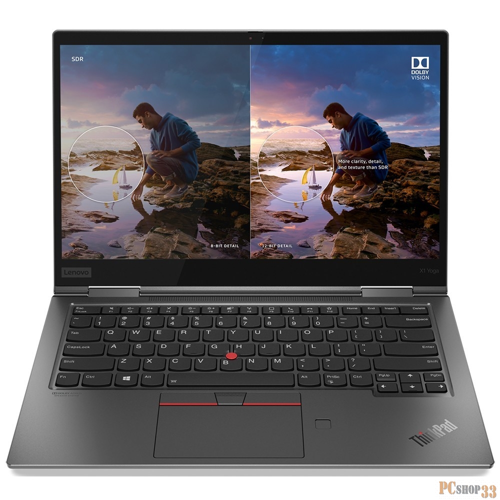 ThinkPad X1 Yoga G5 T 14 FHD (1920x1080) AR MT, i5-10210U 1.6G, 16GB LP3 2133, 256GB SSD M.2, Intel UHD, WiFi, BT, NoWWAN, FPR, Pen, IR&HD Cam, 65W