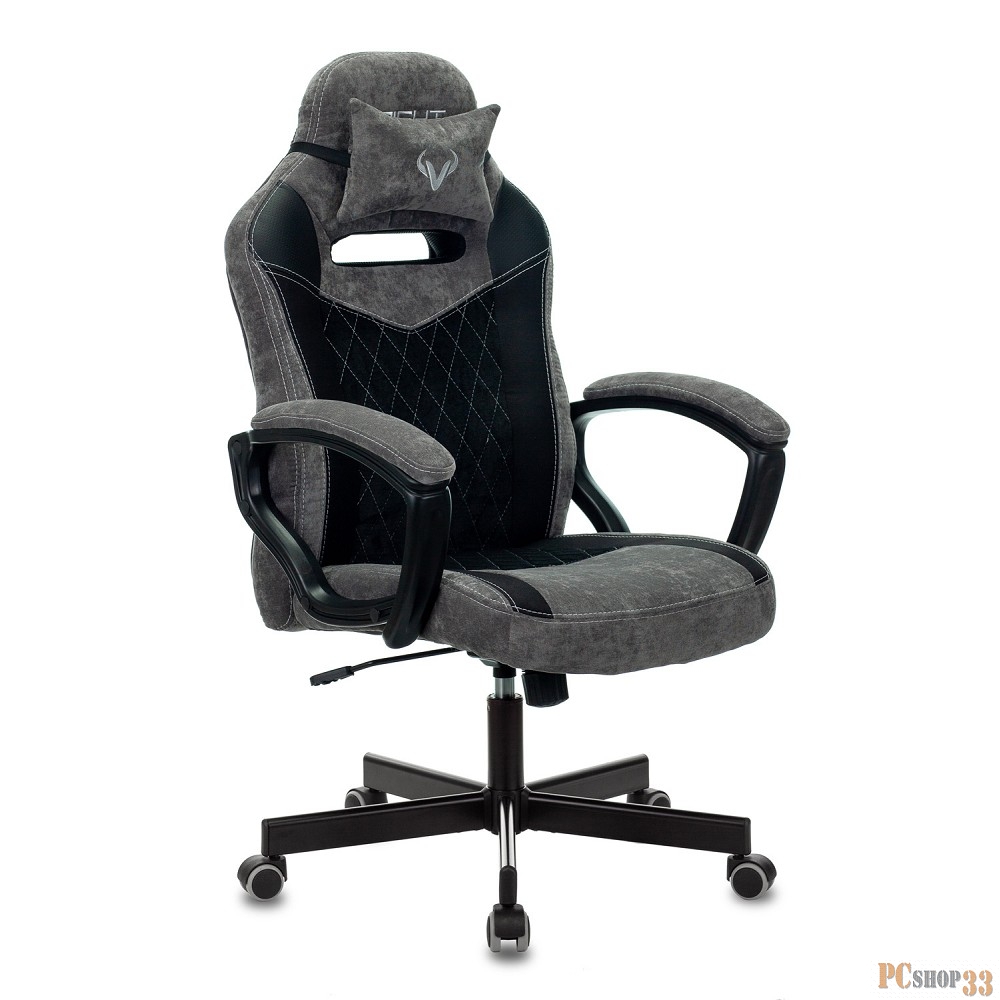 Кресло игровое Бюрократ VIKING 6 KNIGHT B FABRIC черный крестовина металл