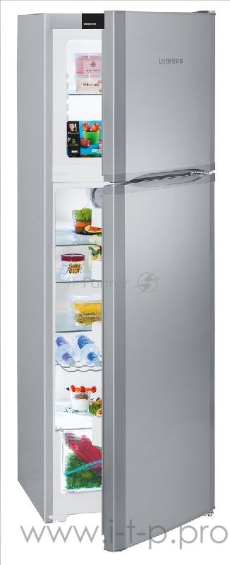 Холодильник LIEBHERR CTSL 3306-23 088 двухкамерный серебристый