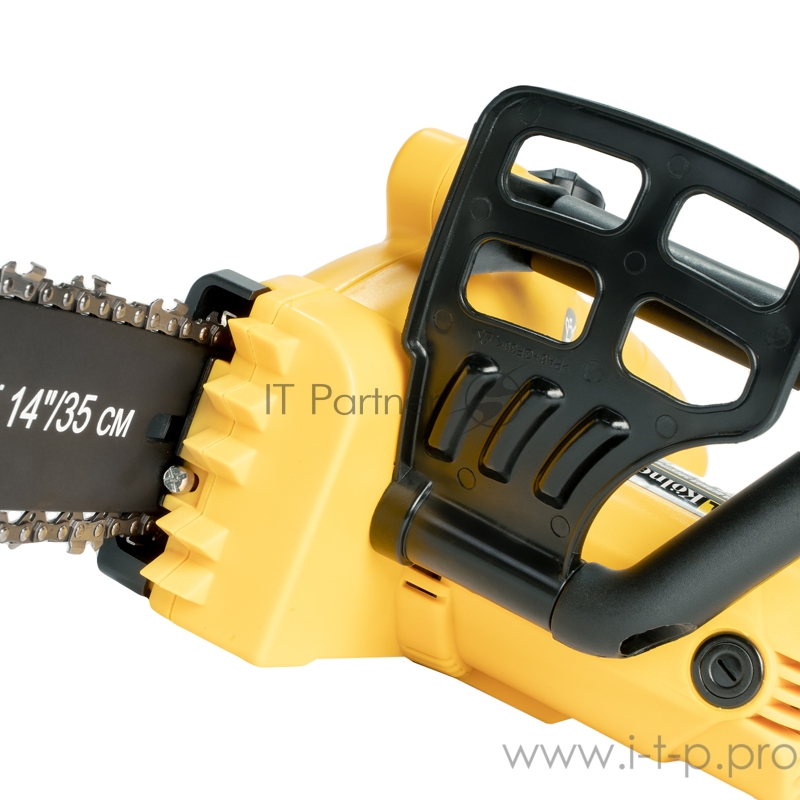 Пила цепная электрическая KOLNER KECS 35/1600 1600Вт, длина шины 14/35см, скорость цепи 12м/с