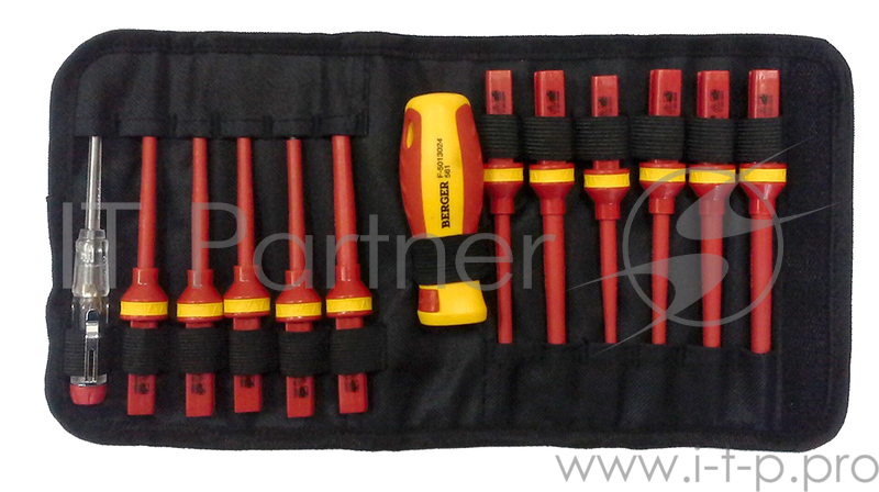 Набор отверток BERGER BG1064 диэлектрических 13предметов