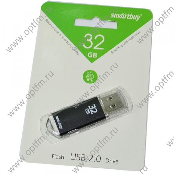 32GB USB 2.0 Flash Drive SmartBuy V-Cut черный (SB32GBVC-K)