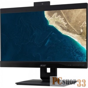 ACER Veriton Z4860G All-In-One 23,8 FHD(1920x1080)IPS, i3 9100, 8GbDDR4, 256GB SSD, Intel UHD Graphics 630, DVD-RW, WiFi+BT5,USB KB&Mouse, black, E