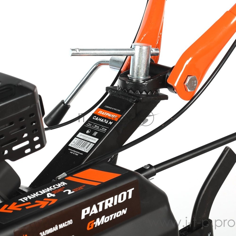 Мотоблок бензиновый ПАТРИОТ САМАРА М (широкое колесо P19*7-8D ) (4 вперед, 2 назад) Россия