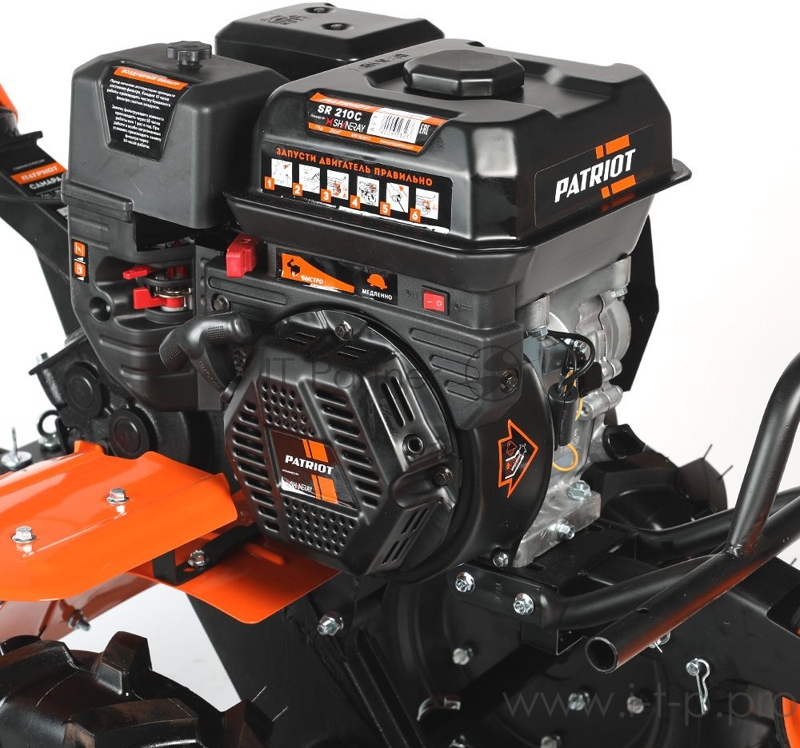 Мотоблок бензиновый ПАТРИОТ САМАРА М (широкое колесо P19*7-8D ) (4 вперед, 2 назад) Россия
