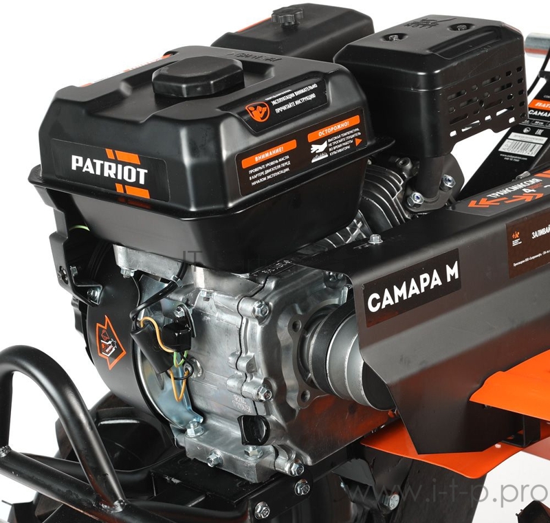 Мотоблок бензиновый ПАТРИОТ САМАРА М (широкое колесо P19*7-8D ) (4 вперед, 2 назад) Россия