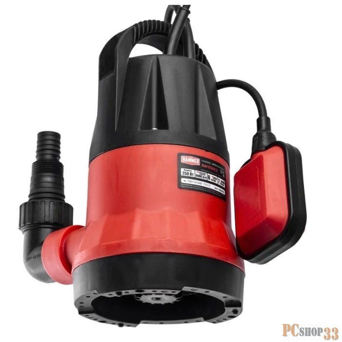 Садовый насос дренажный Hammer NAP250CD 250Вт 6000л/час