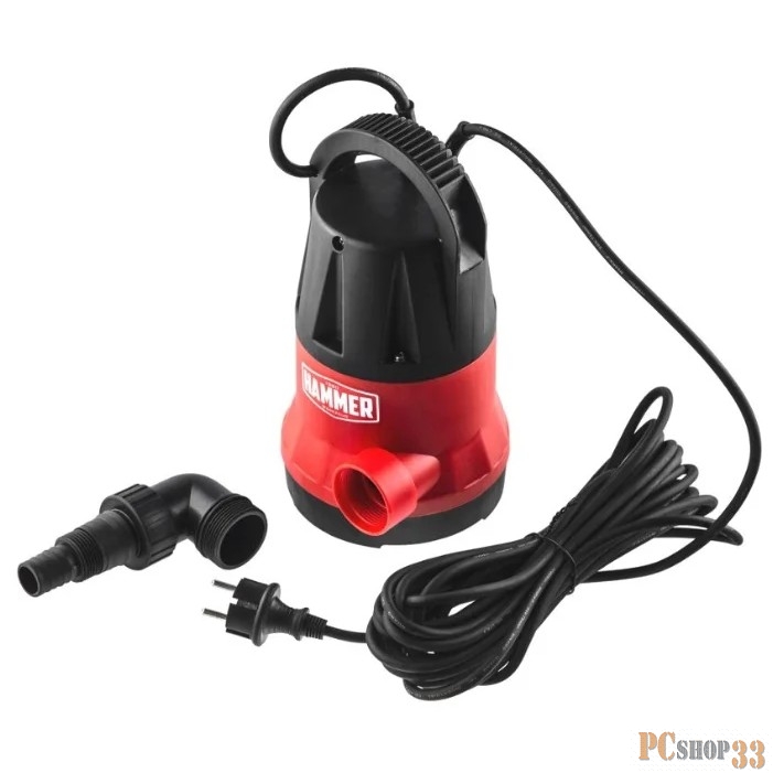 Садовый насос дренажный Hammer NAP250CD 250Вт 6000л/час