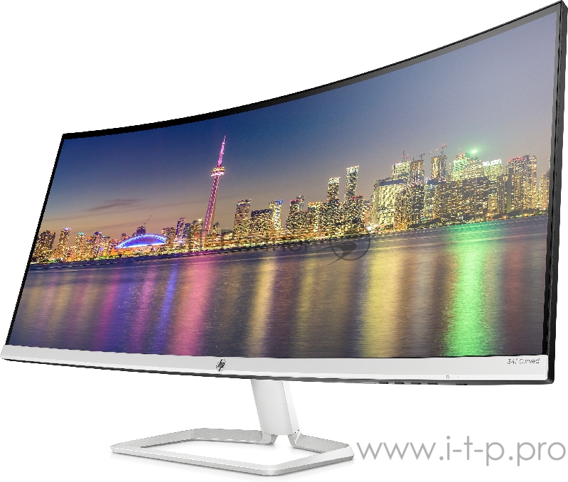 LCD HP 34 34f curved black/silver {IPS 3440x1440 21:9 178/178 300cd 1000:1 5ms 2xHDMI DisplayPort USB3.0 USB} (6JM50AA)