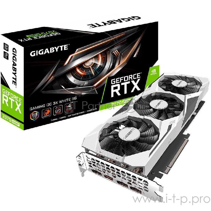 Видеокарта PCIE16 RTX2070 SUPER 8GB N207SGAMOC WH-8GD 1.1 GIGABYTE