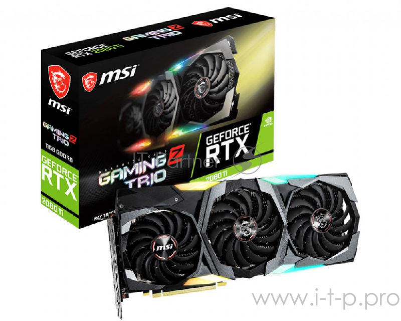 Видеокарта PCIE16 RTX2080TI 11GB RTX 2080 TI GAMING Z TRIO MSI