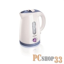 Чайник PHILIPS HD4678/40, 2400Вт, белый и фиолетовый