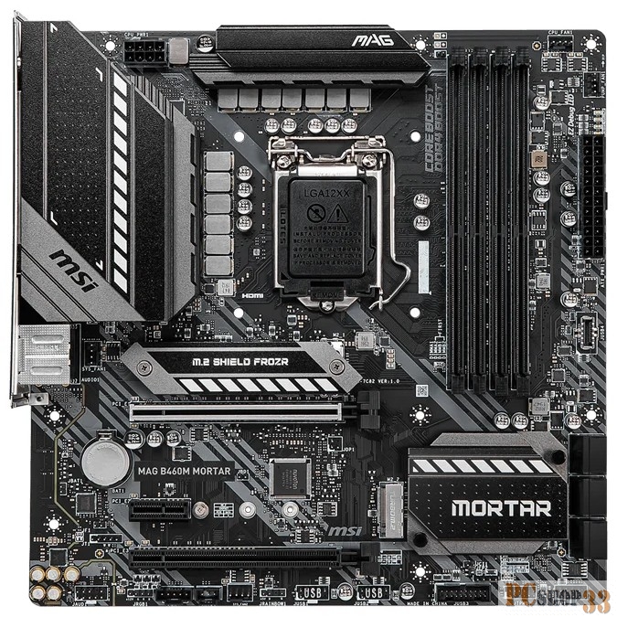 Материнская плата B460 S1200 MATX MAG B460M MORTAR MSI