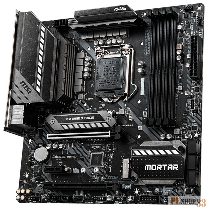 Материнская плата B460 S1200 MATX MAG B460M MORTAR MSI