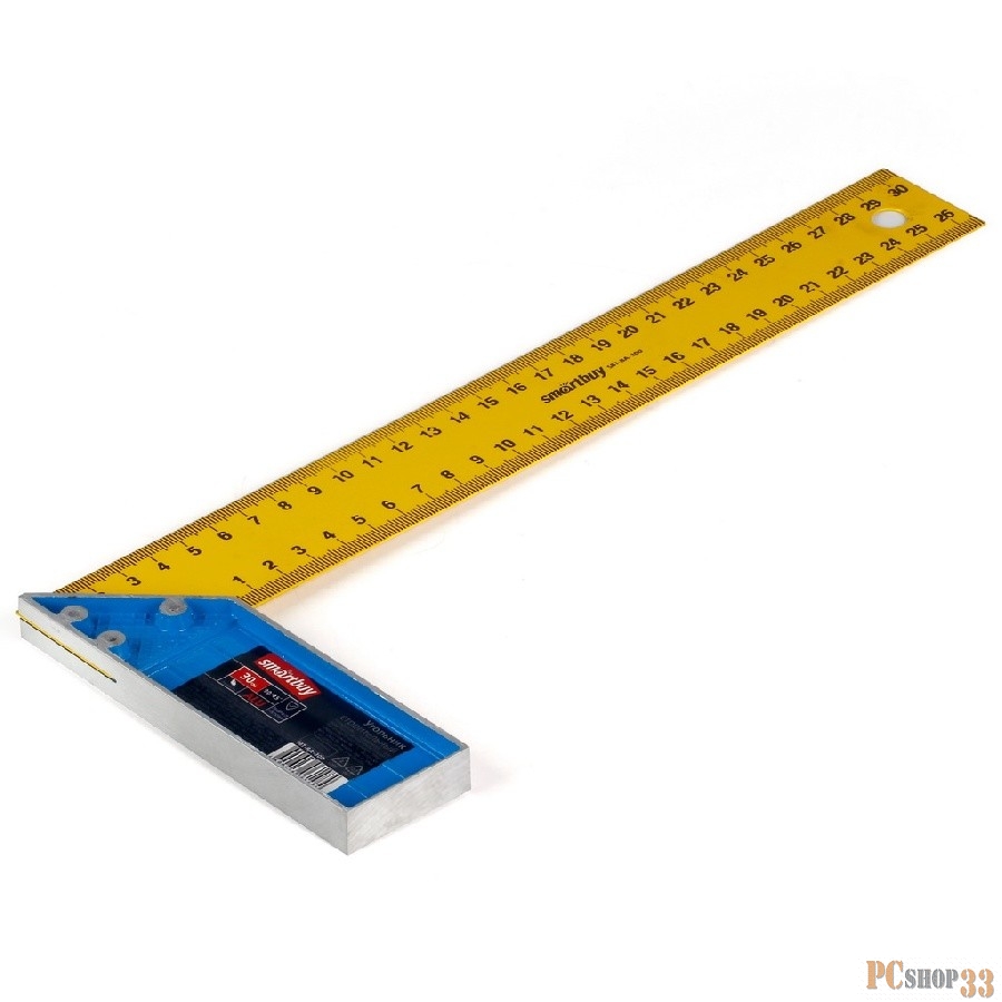 Smartbuy (SBT-BA-300) Угольник строительный 300 мм, 90, 45 град, алюмин., (SBT-BA-300)/120