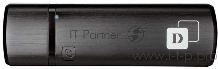 Сетевой адаптер WiFi D-Link DWA-182/RU/E1A USB 3.0 (ант.внутр.) 1ант.