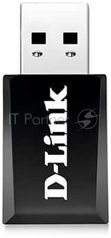 Сетевой адаптер WiFi D-Link DWA-182/RU/E1A USB 3.0 (ант.внутр.) 1ант.