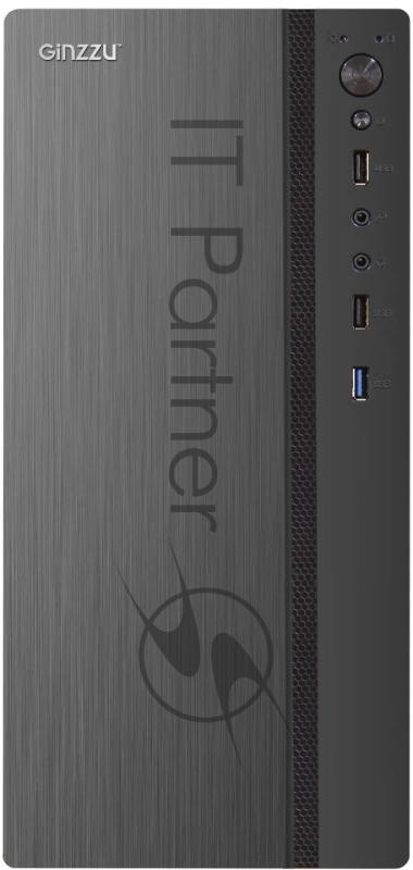 Корпус Ginzzu B200 1*USB 3.0,2*USB 2.0,AU w/o PSU