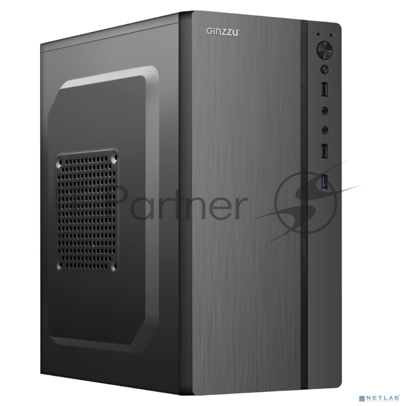 Корпус Ginzzu B200 1*USB 3.0,2*USB 2.0,AU w/o PSU