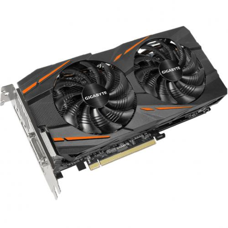 Видеокарта RX 580 Gaming 8G, PCI Express, 8GB, GDDR5, 256bit, DVI+HDMI+3xDP (GV-RX580GAMING-8GD) RTL {10} Rev 2.0