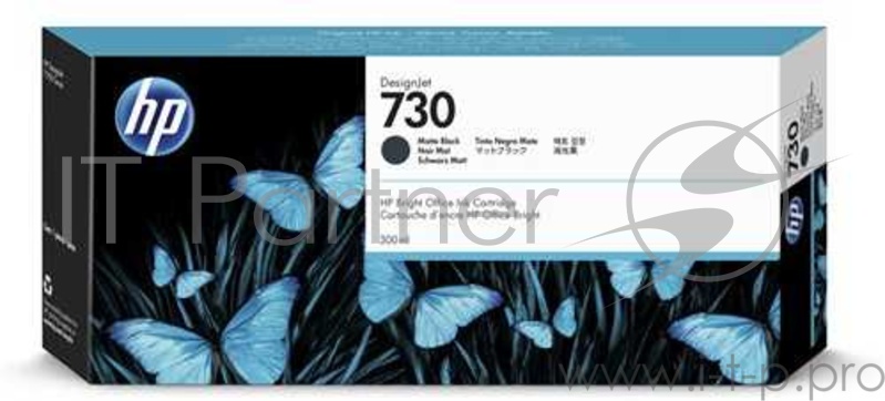 Расходные материалы HP P2V71A Картридж HP матовый черный {HP DesignJet T1700, (300 мл)}