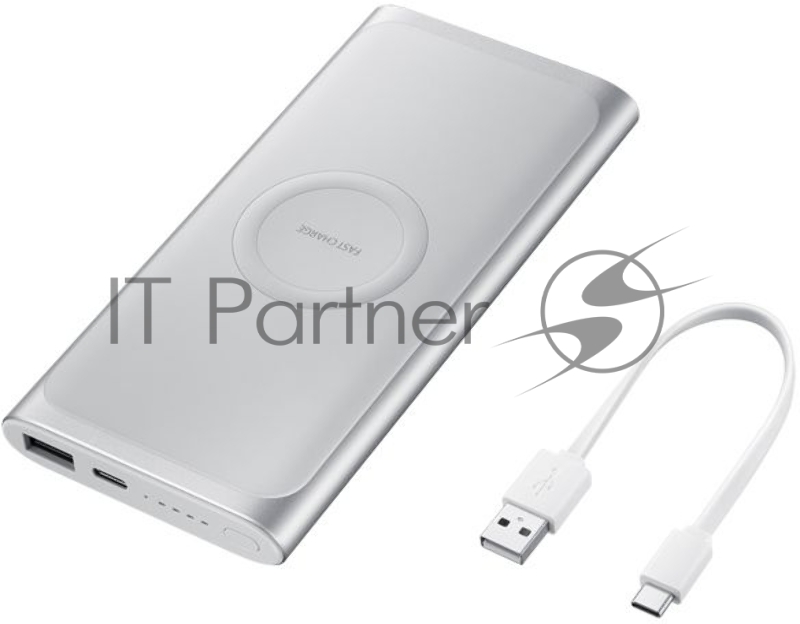 Мобильный аккумулятор Samsung EB-U1200 Li-Ion 10000mAh 2A+1.67A+1.25A серебристый 1xUSB