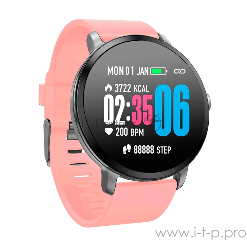 Смарт-часы Jet Sport SW-1 1.33 LCD серебристый (SW-1 PINK)