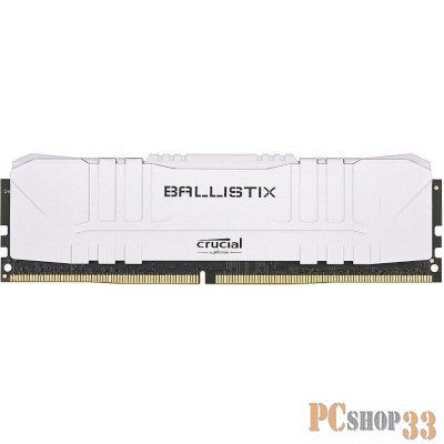Модуль памяти Crucial DRAM Ballistix White RGB 8GB DDR4 3200MT/s CL16 Unbuffered DIMM 288pin White RGB, EAN: 649528824738