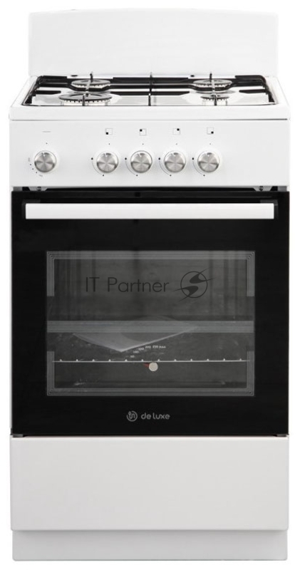 Плита Газовая De Luxe 5040.48г (щ) белый
