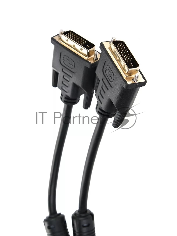 Кабель Telecom Кабель DVI-D--DVI-D Dual link 25M/25M, экран, феррит.кольца, 1.8м TCG441D-1.8M