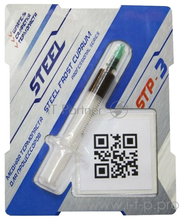 Термопаста STP-3, медная, в шприце, 3 гр