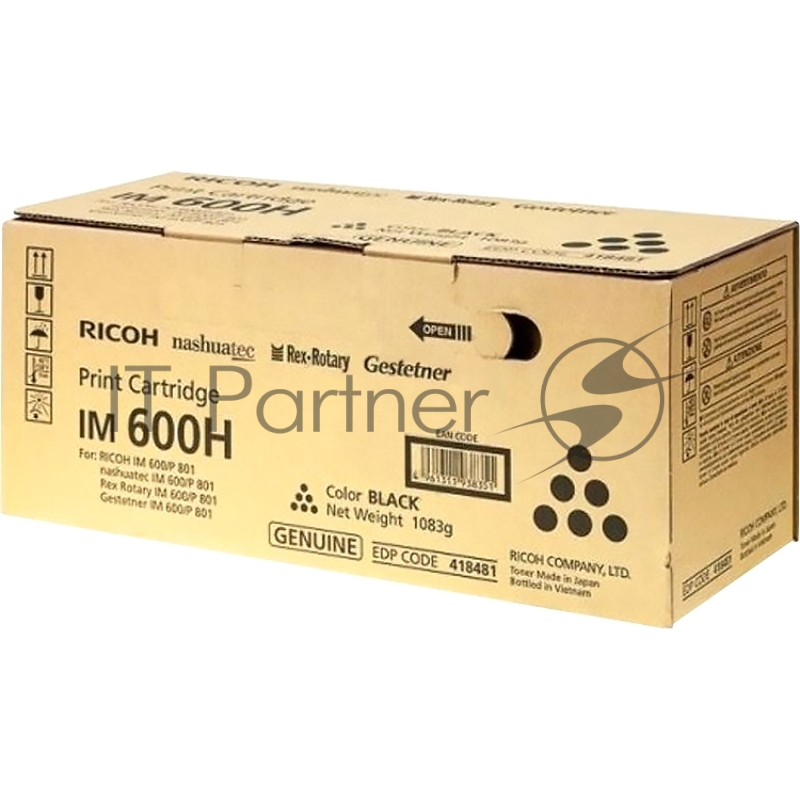 Тонер Ricoh повышенной ёмкости тип IM 600H P801