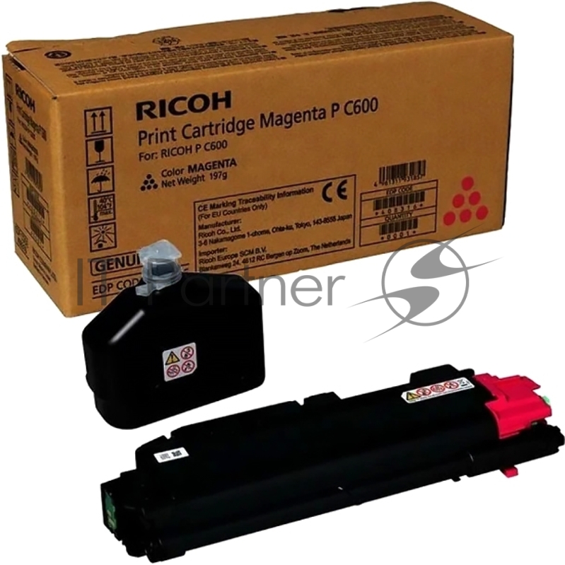 Тонер Ricoh тип P C600 малиновый