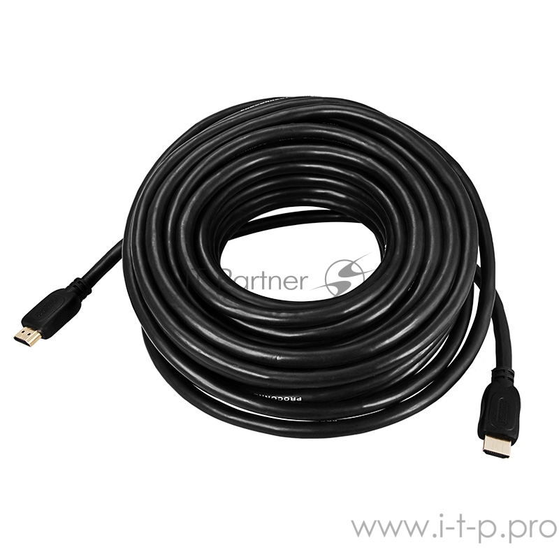 Кабель Proconnect (17-6209-6) Шнур HDMI - HDMI gold 15М с фильтрами (PE bag)