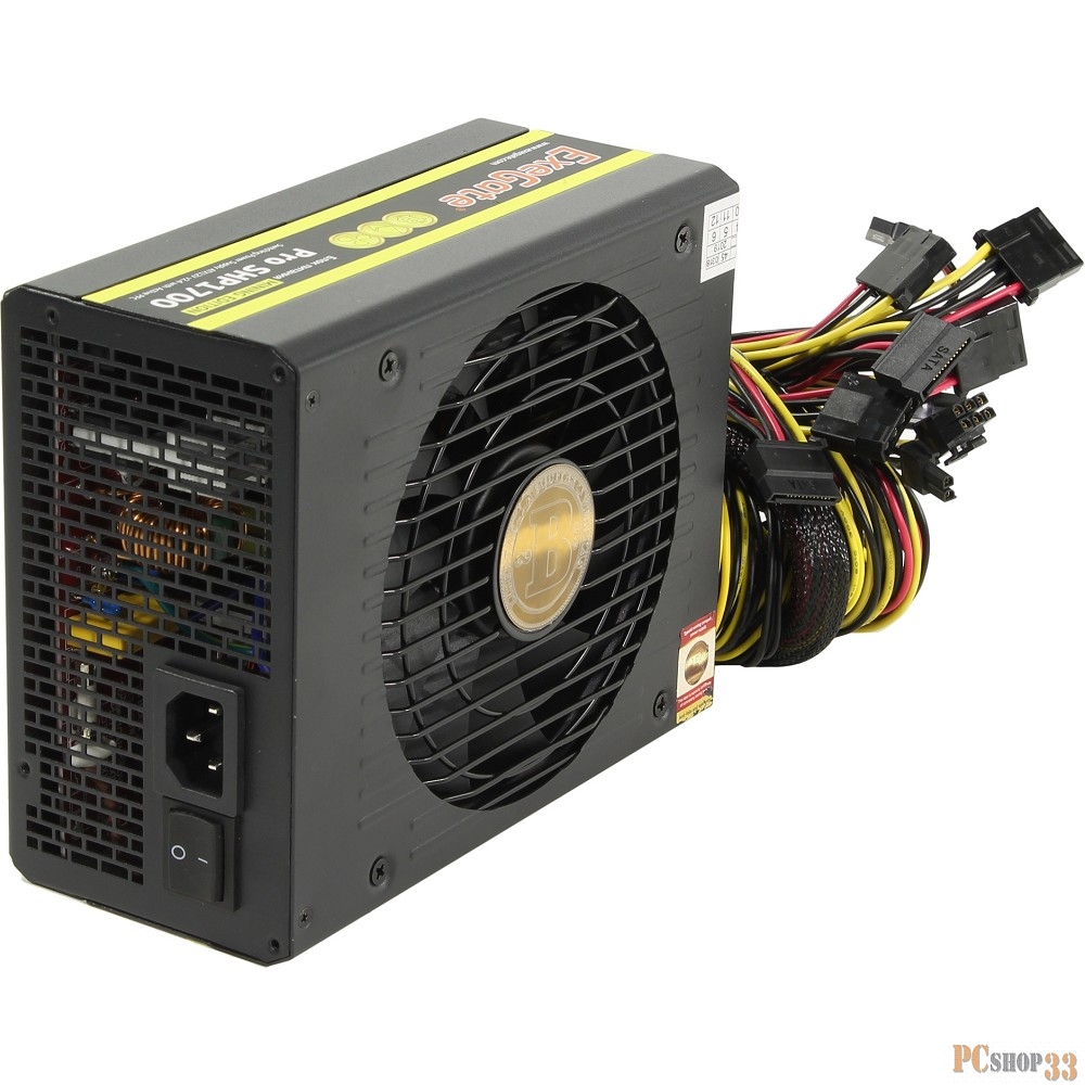 Блок питания Exegate EX270871RUS Блок питания 1700W Exegate Pro SHP1700 mining КПД 88%, ATX, black, APFC, 14cm, 24p+2*(4+4)p, 2*P