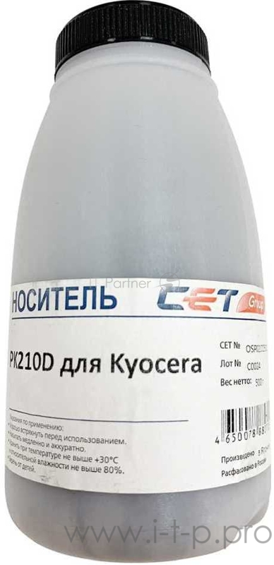 Девелопер Cet OSP0210D500 для Kyocera Ecocsys P6230cdn/6235cdn/7040cd 500г/бут