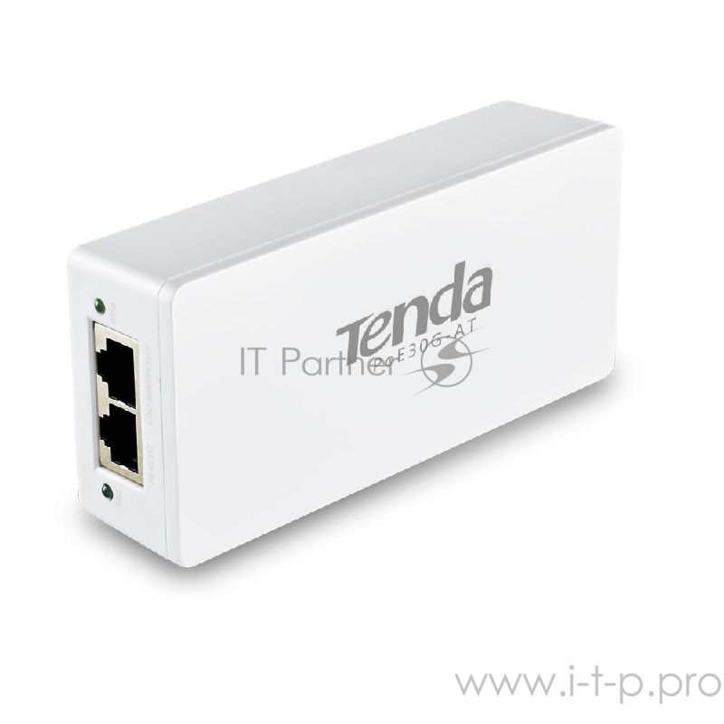Сетевое оборудование TENDA PoE30G-AT IEEE802.3at compatible 2 10/100/1000Mbps RJ45 Port 100M PoE extension