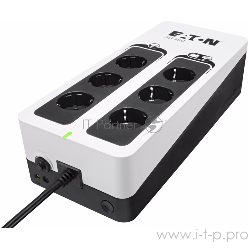 Источник бесперебойного питания Eaton 3S 450 DIN 270Вт 450ВА белый/черный