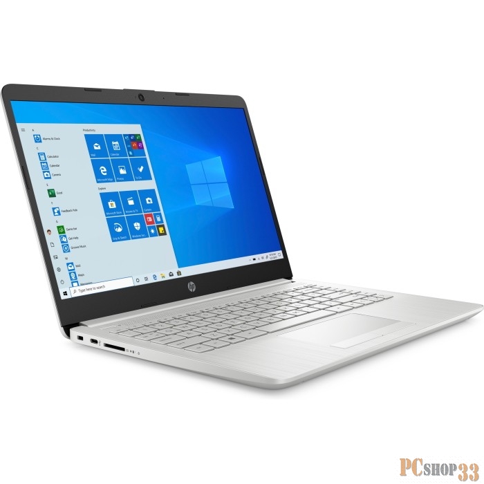 Ноутбук HP14 14-cf3002ur 14 FHD, Intel Core i5-1035G1, 8Gb, 256Gb SSD, no ODD, AMD M620 2Gb, FreeDOS, серебристый