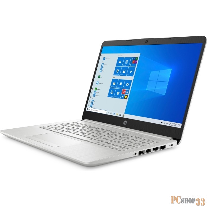 Ноутбук HP14 14-cf3002ur 14 FHD, Intel Core i5-1035G1, 8Gb, 256Gb SSD, no ODD, AMD M620 2Gb, FreeDOS, серебристый